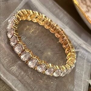 Chico’s Clear Crystal Stretch Bracelet